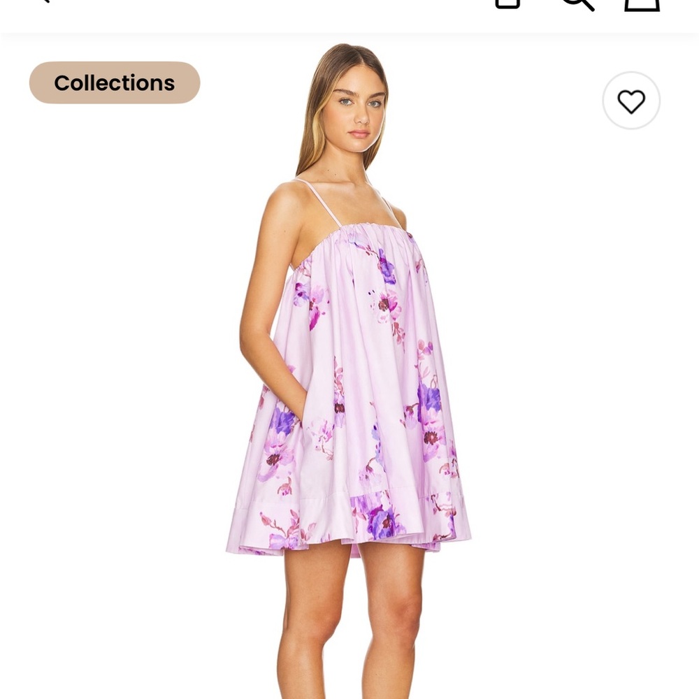 Zimmerman light burst puff mini dress
 Purple Women's dress 
Size 0 
Retail 695